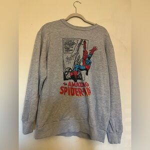 Marvel Gray Crewneck Sweater for Men/Women